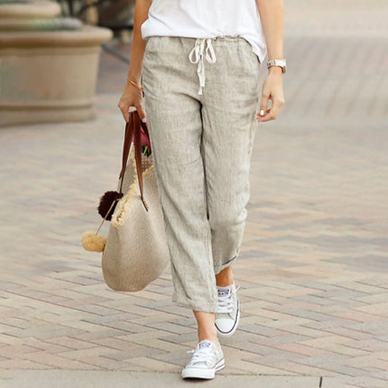 Alvie | Pantaloni casual con coulisse