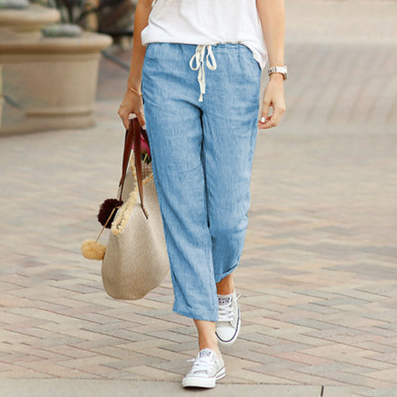 Alvie | Pantaloni casual con coulisse