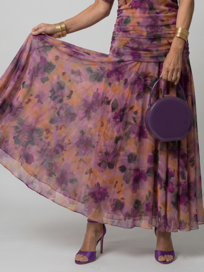 Calen™ Elegante Abito Midi Floreale