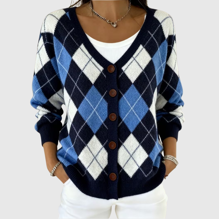 Cardigan in Maglia Confortevole con Bottoni