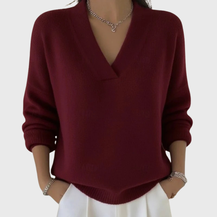 Noor | Maglia Morbida con Scollo a V