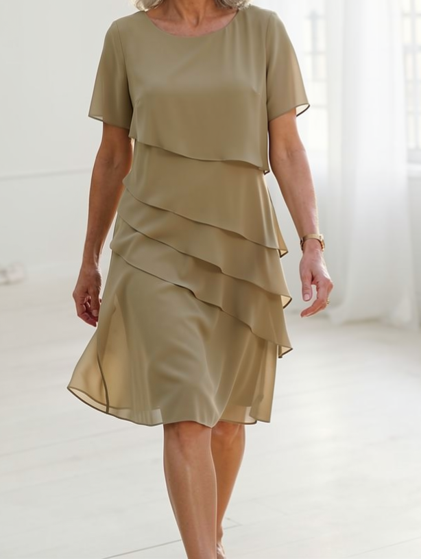 Juliette – Abito elegante fluido con volant