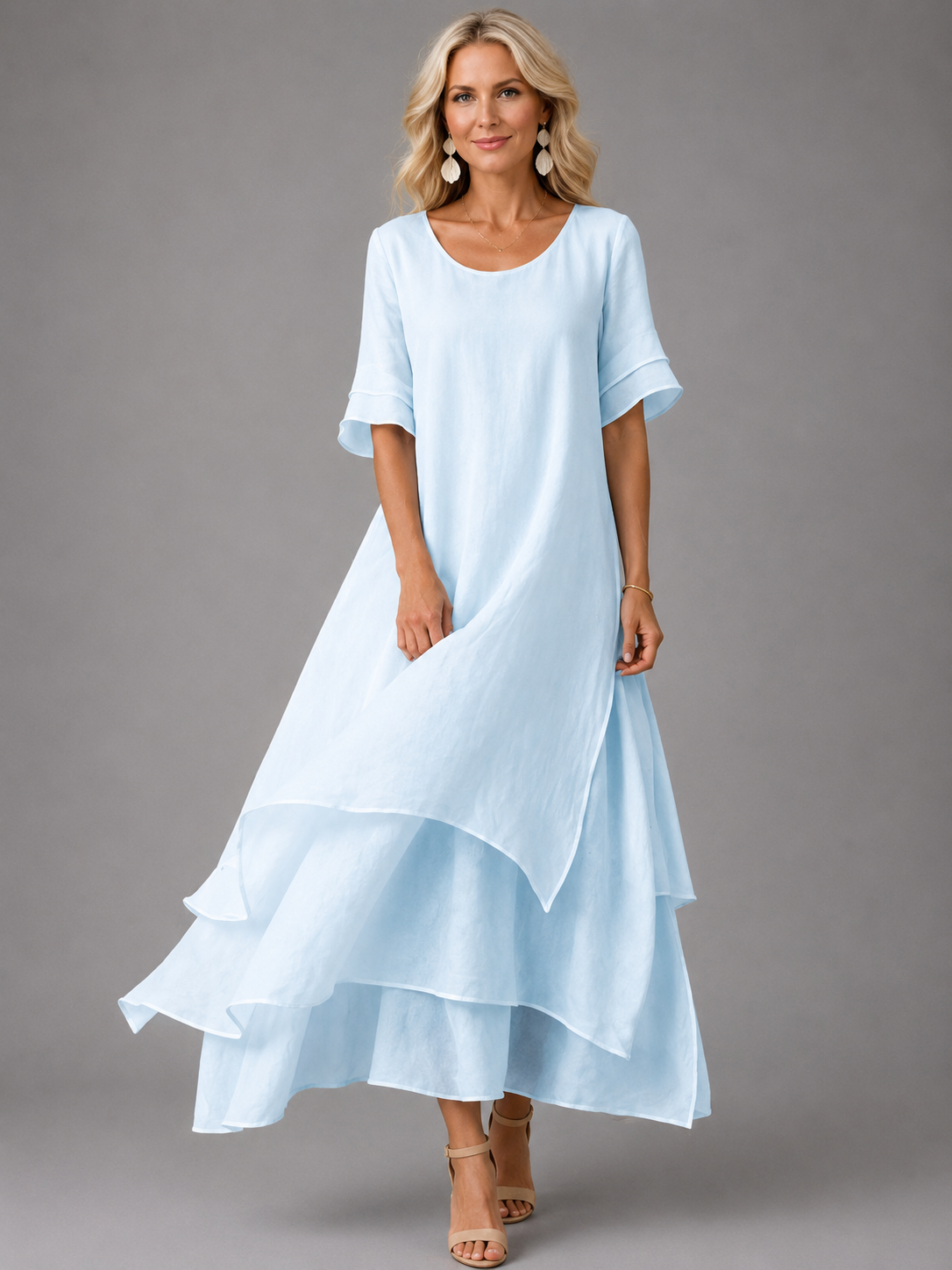 Liora™ Abito Maxi Grace Fluido
