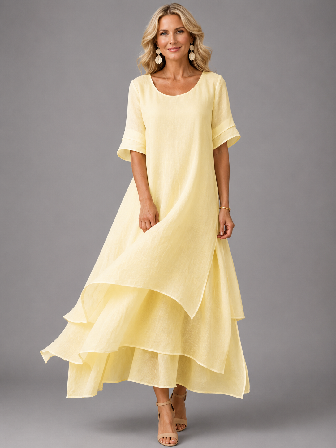 Liora™ Abito Maxi Grace Fluido