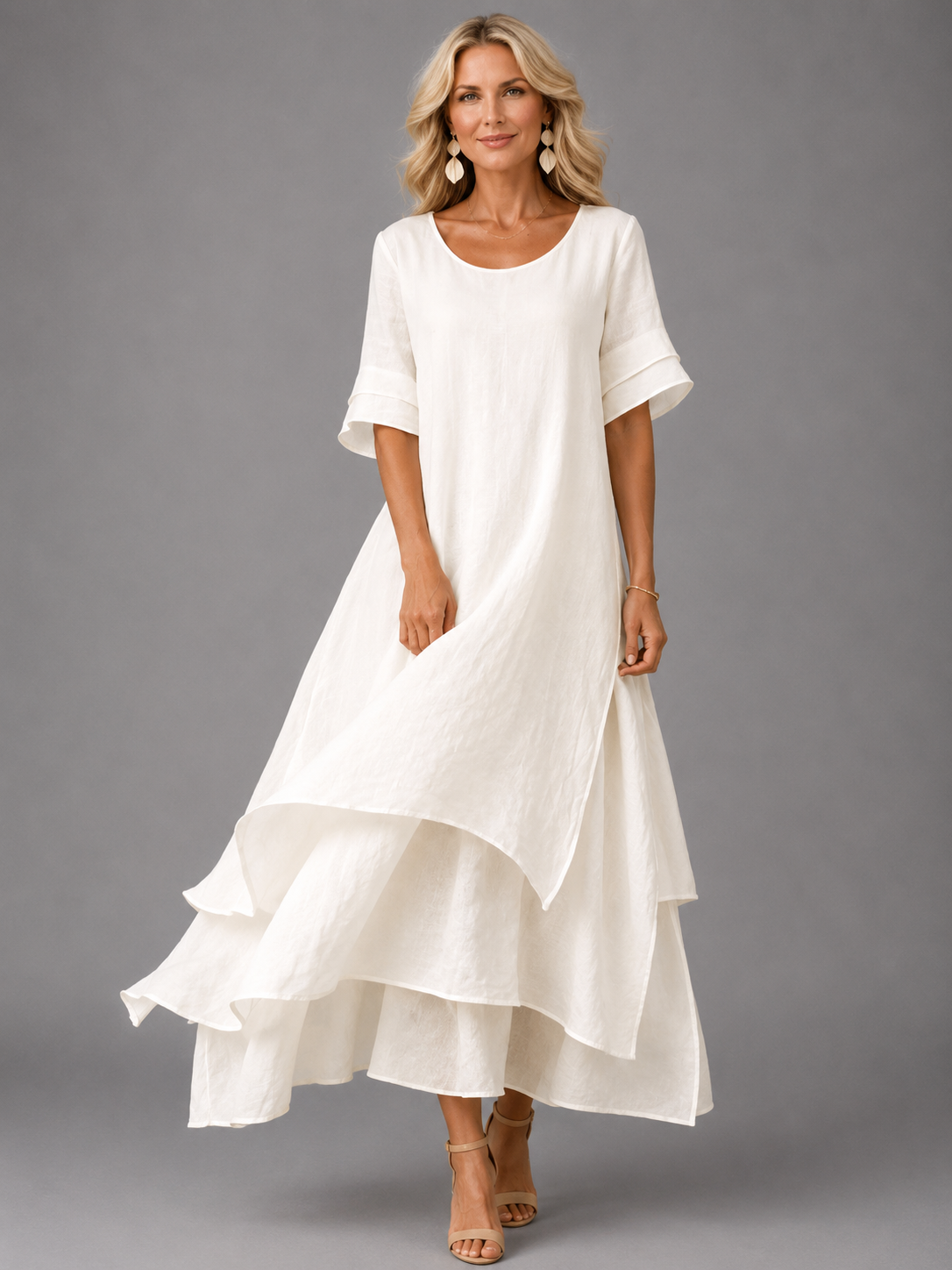 Liora™ Abito Maxi Grace Fluido