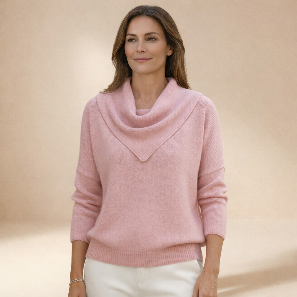 Liora | Maglia Calda con Colletto Morbido