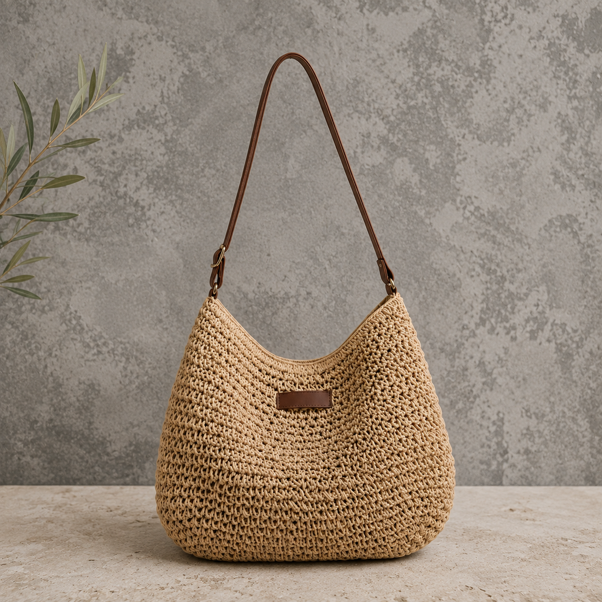 Simona | Borsa Intrecciata Capiente