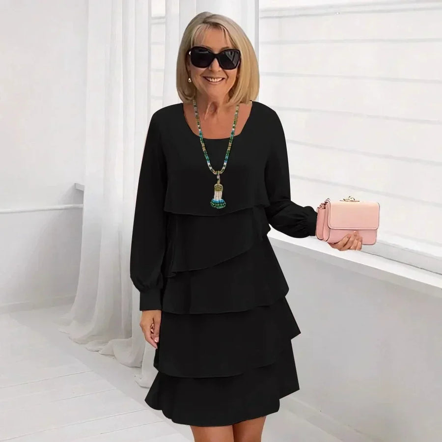 Madeleine – Abito elegante fluido con volant