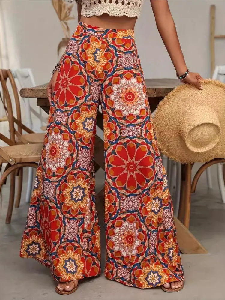 Marta | Pantaloni Floreali Boho