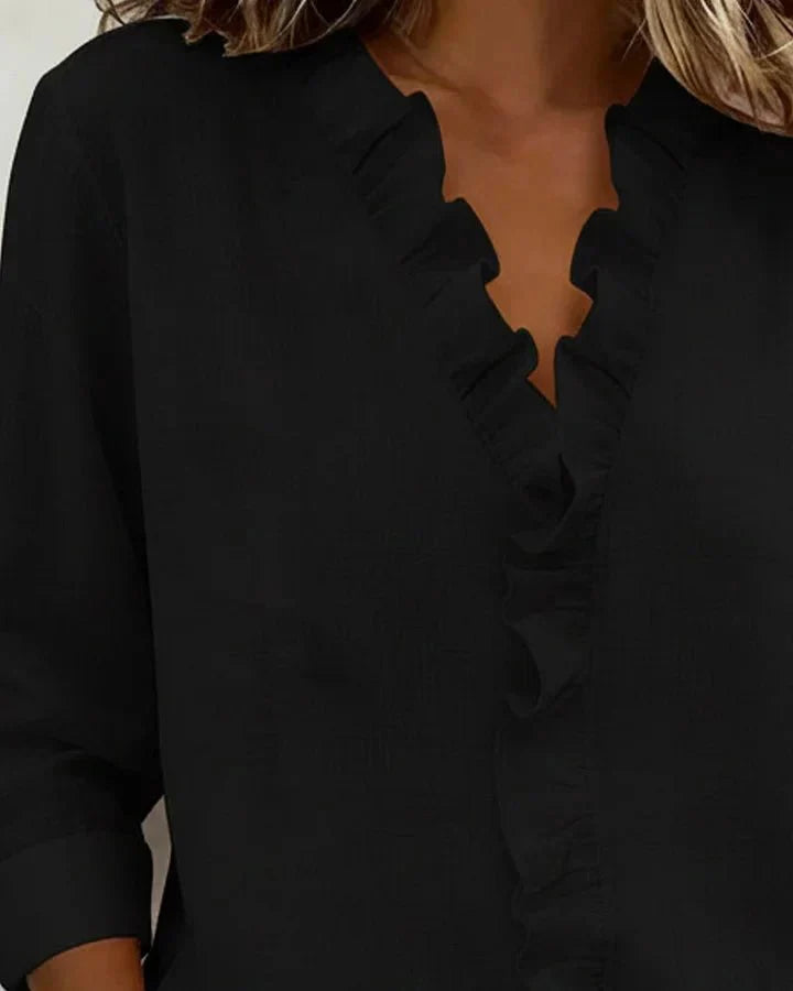 BELLA | BLUSA CON VOLANTES