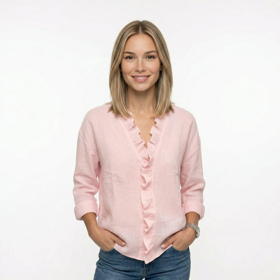 BELLA | BLUSA CON VOLANTES