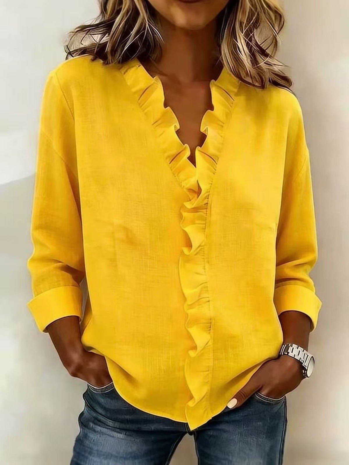BELLA | BLUSA CON VOLANTES