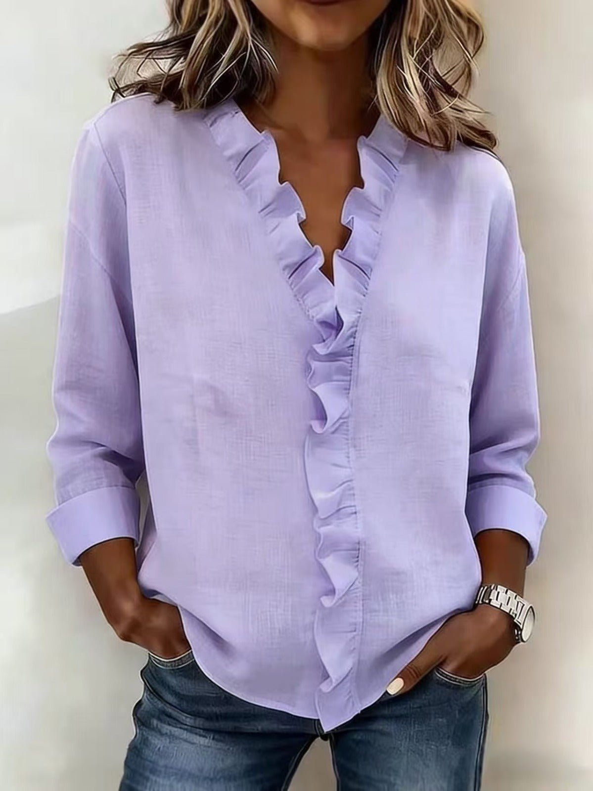 BELLA | BLUSA CON VOLANTES