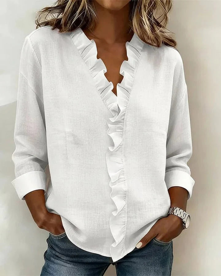 BELLA | BLUSA CON VOLANTES