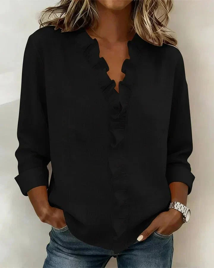 BELLA | BLUSA CON VOLANTES