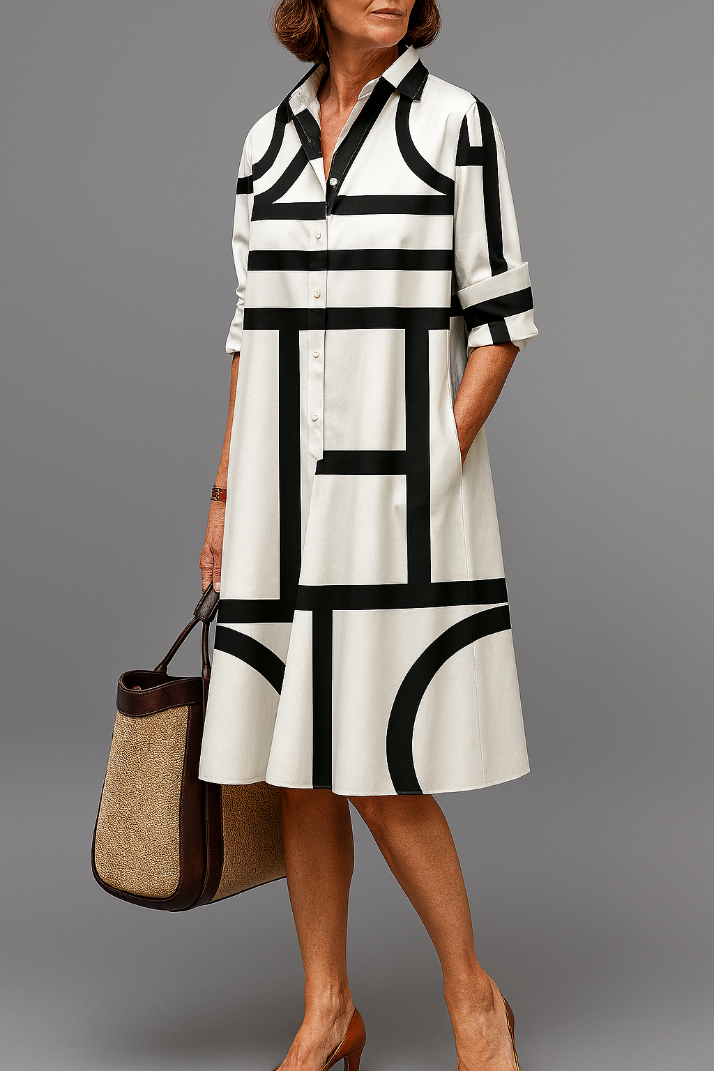 Mila | Abito midi elegante