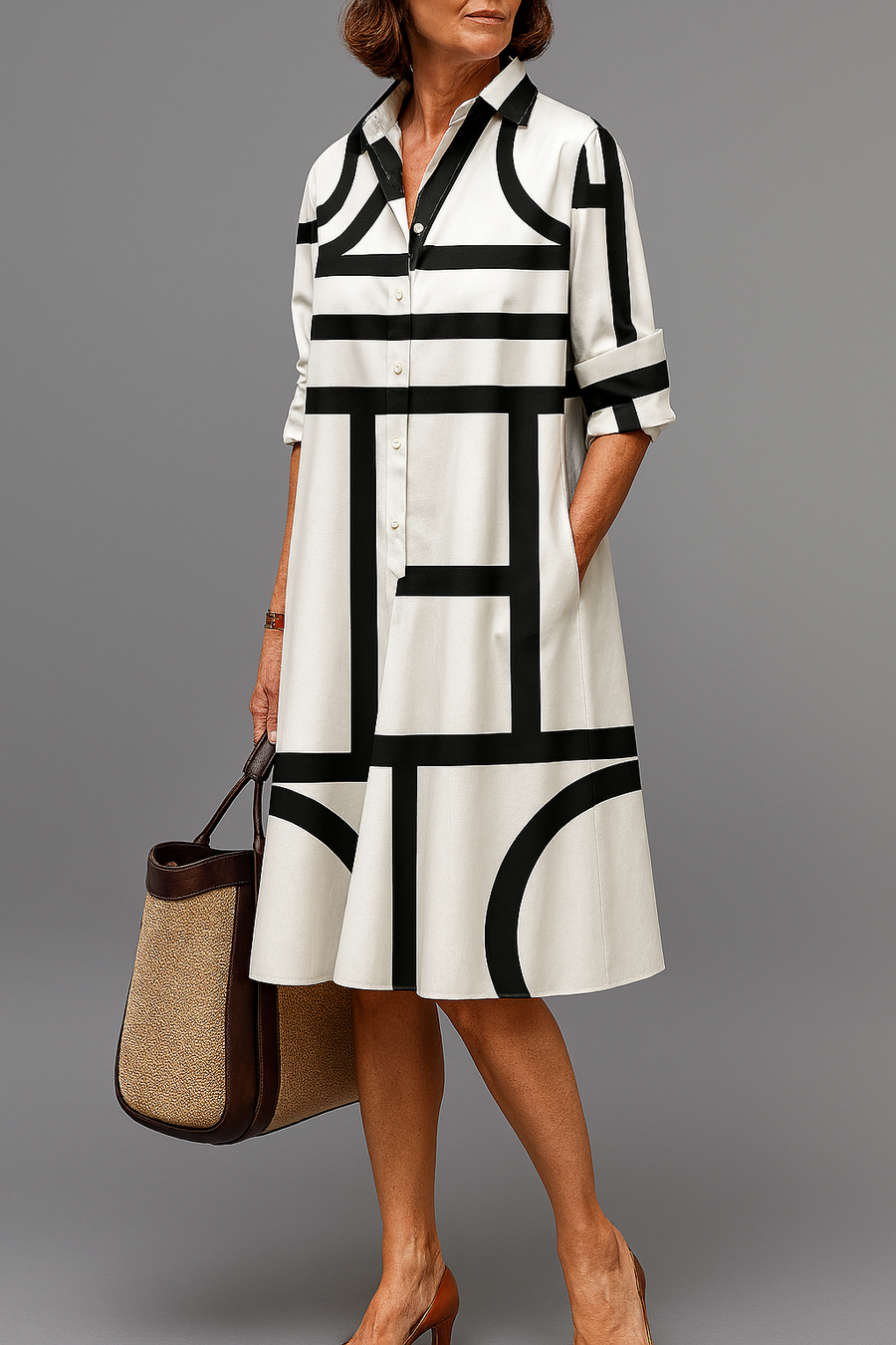 Mila | Abito midi elegante