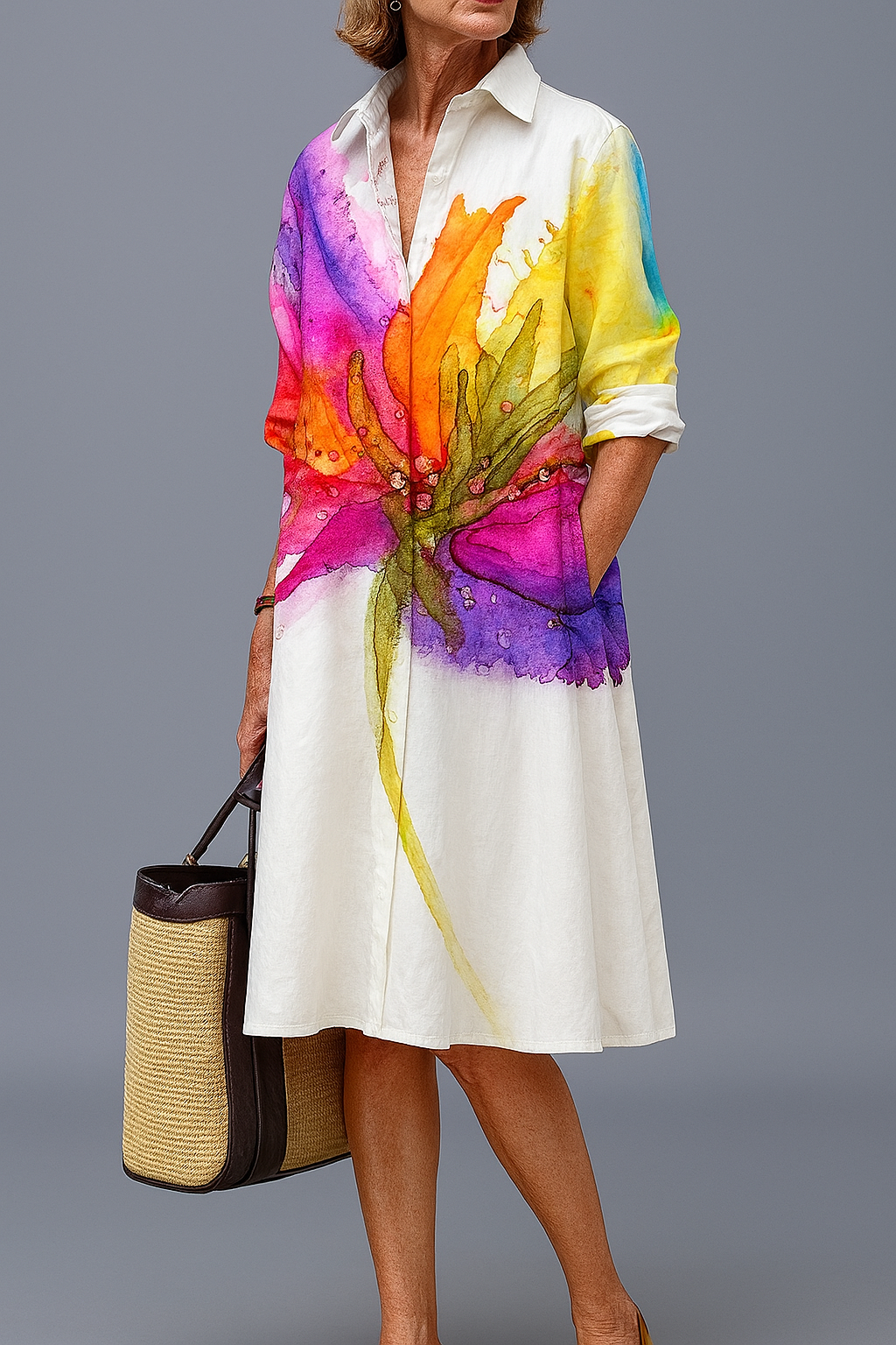 Lydia | Abito midi elegante