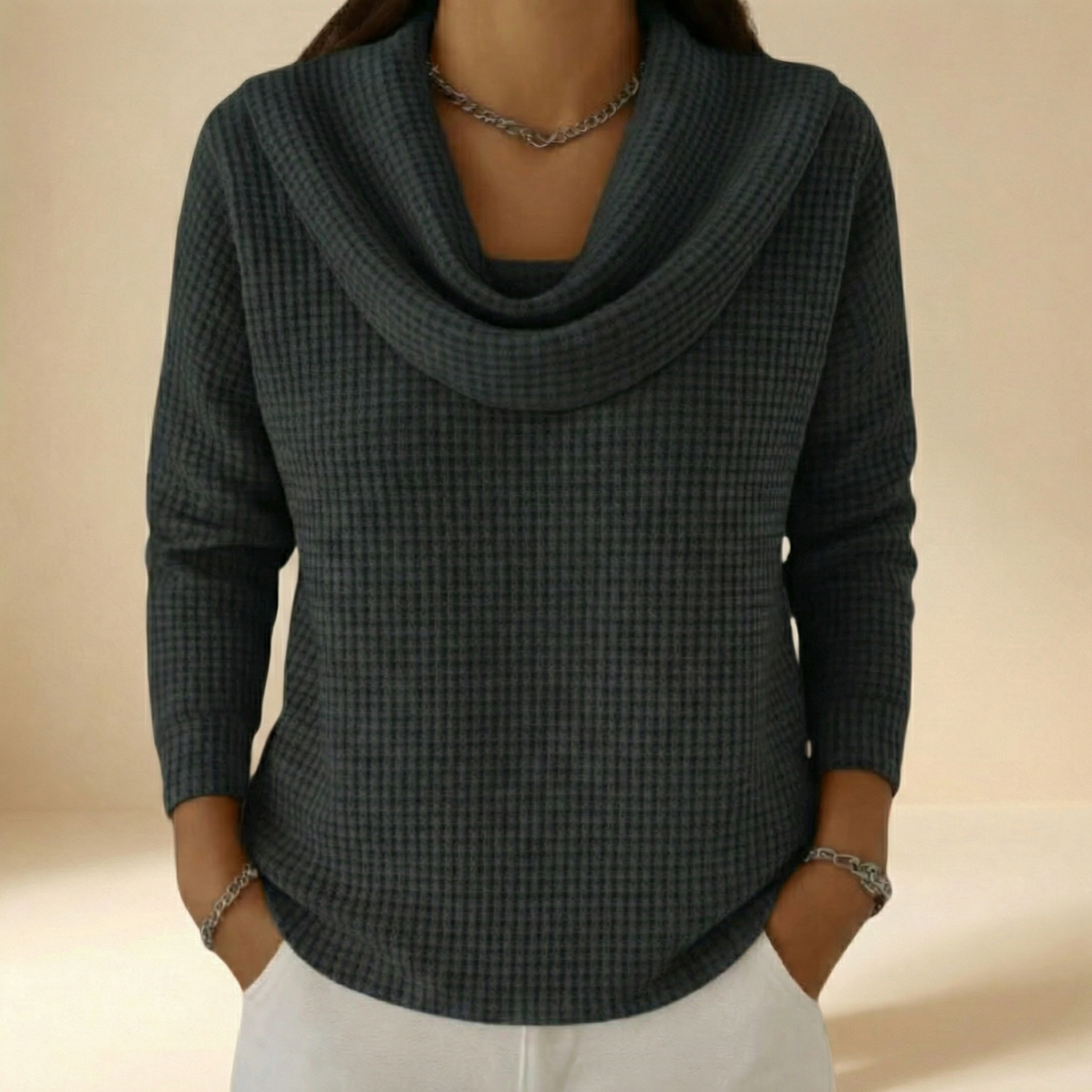 Rosa | Maglione Elegante con Collo Morbido