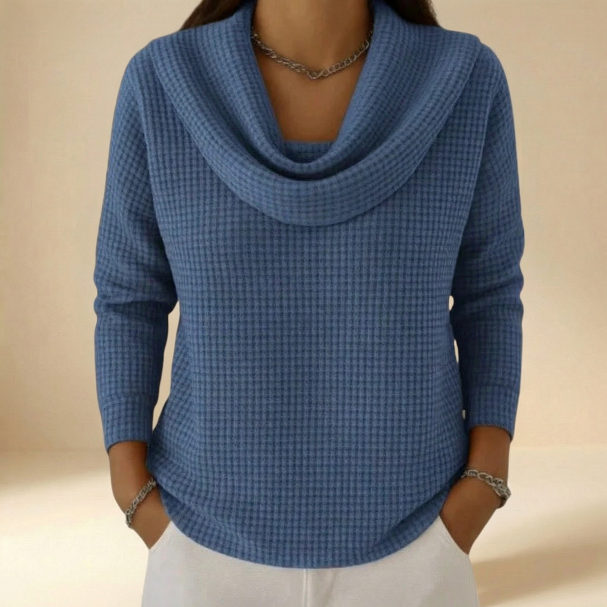 Rosa | Maglione Elegante con Collo Morbido