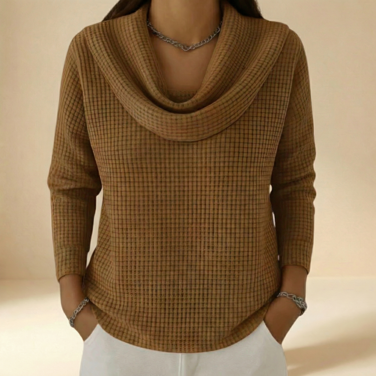 Rosa | Maglione Elegante con Collo Morbido