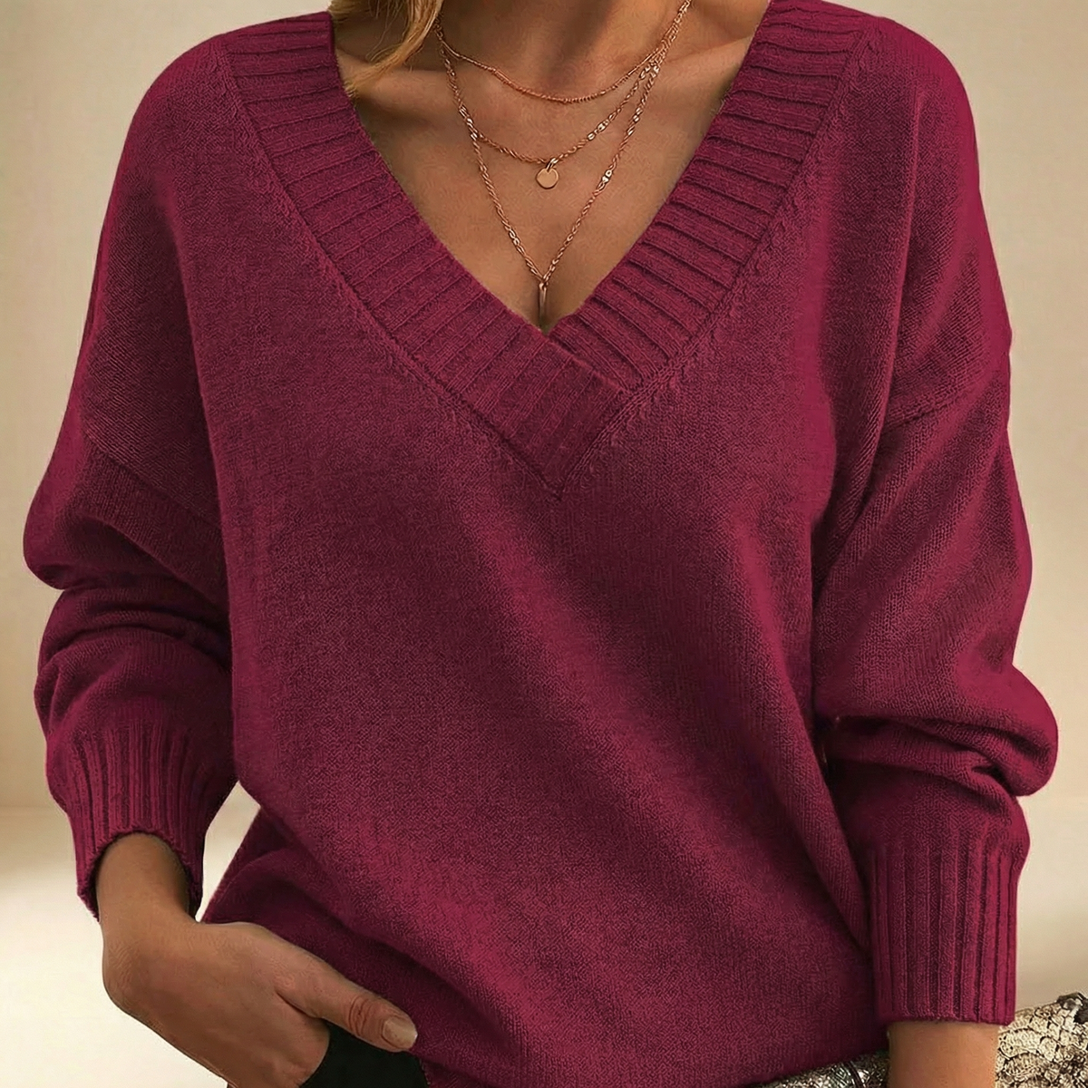 Sofia | Maglia Morbida con Scollo a V