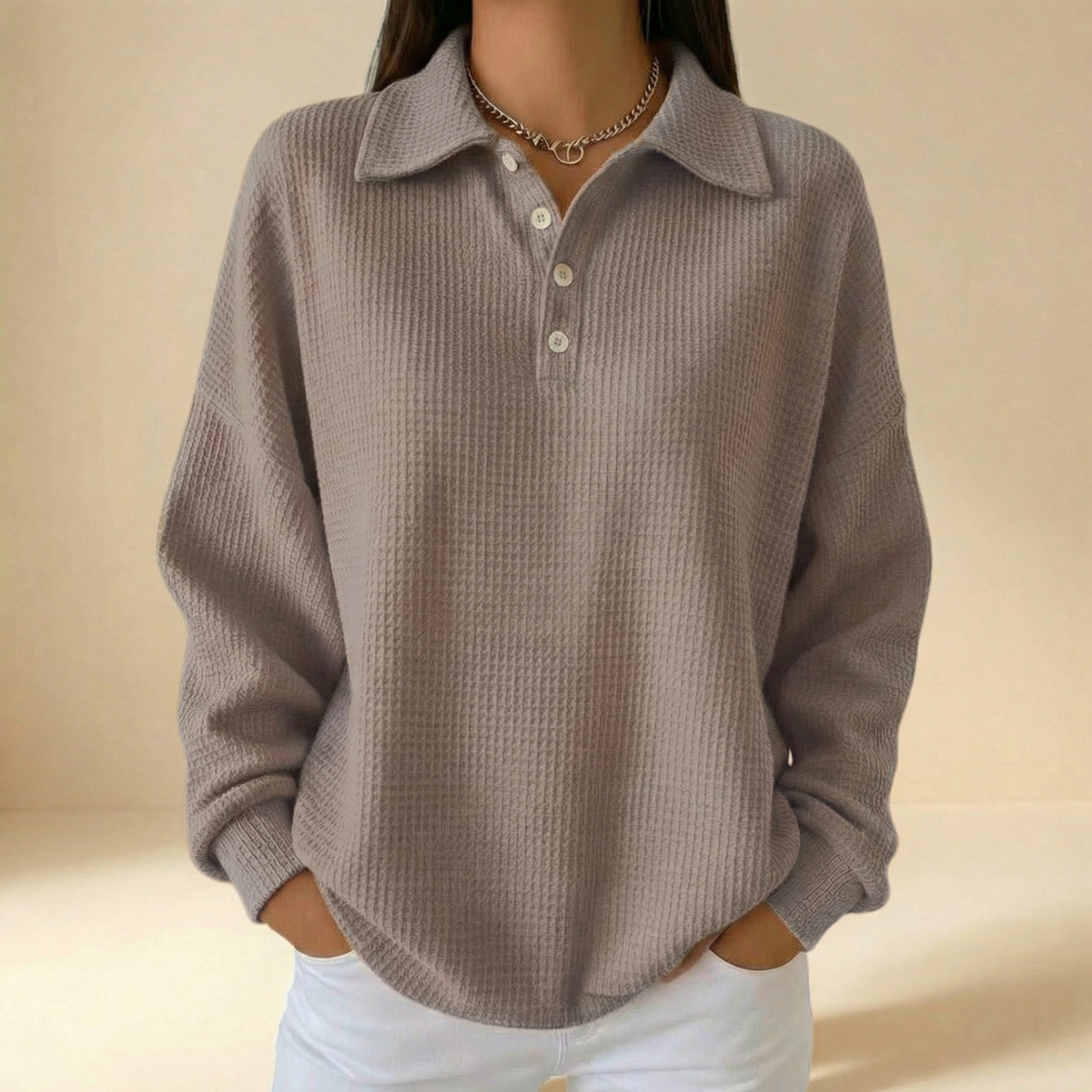 Mara | Maglia Morbida con Colletto