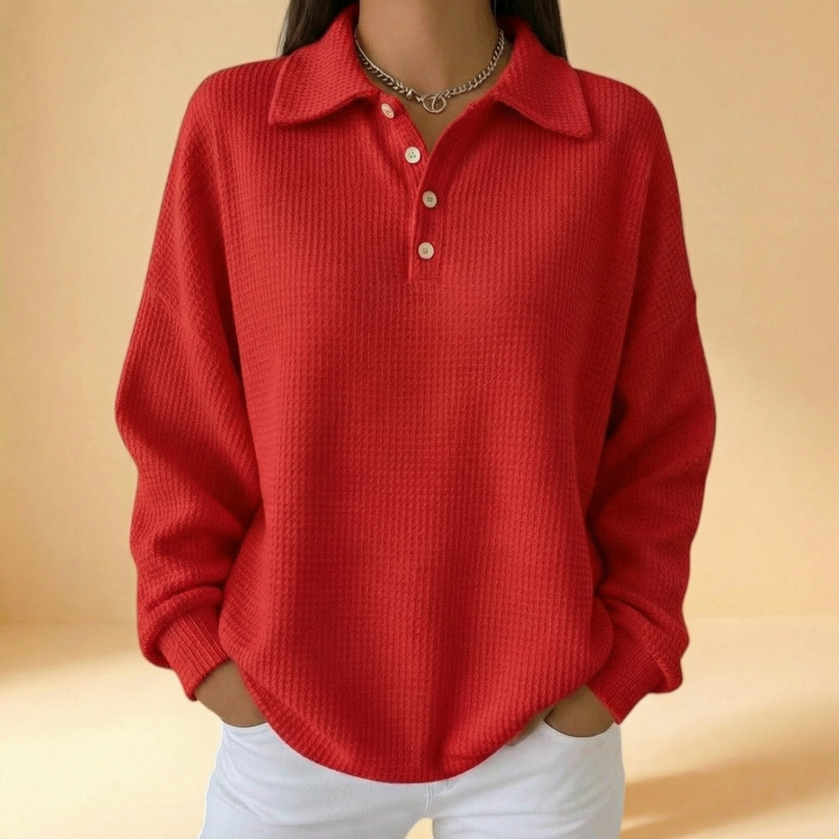 Mara | Maglia Morbida con Colletto