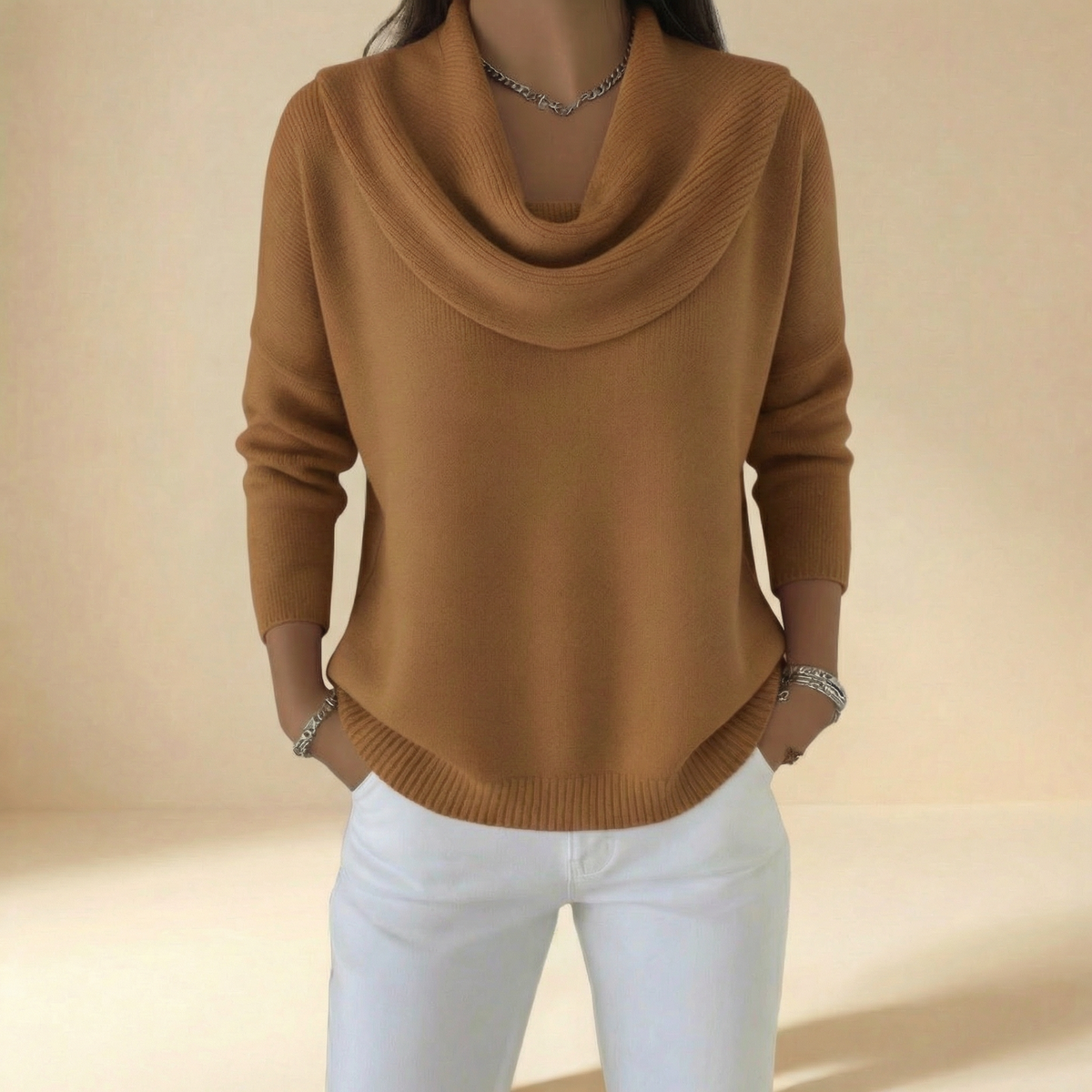 Roslyn | Maglione Elegante con Collo Morbido