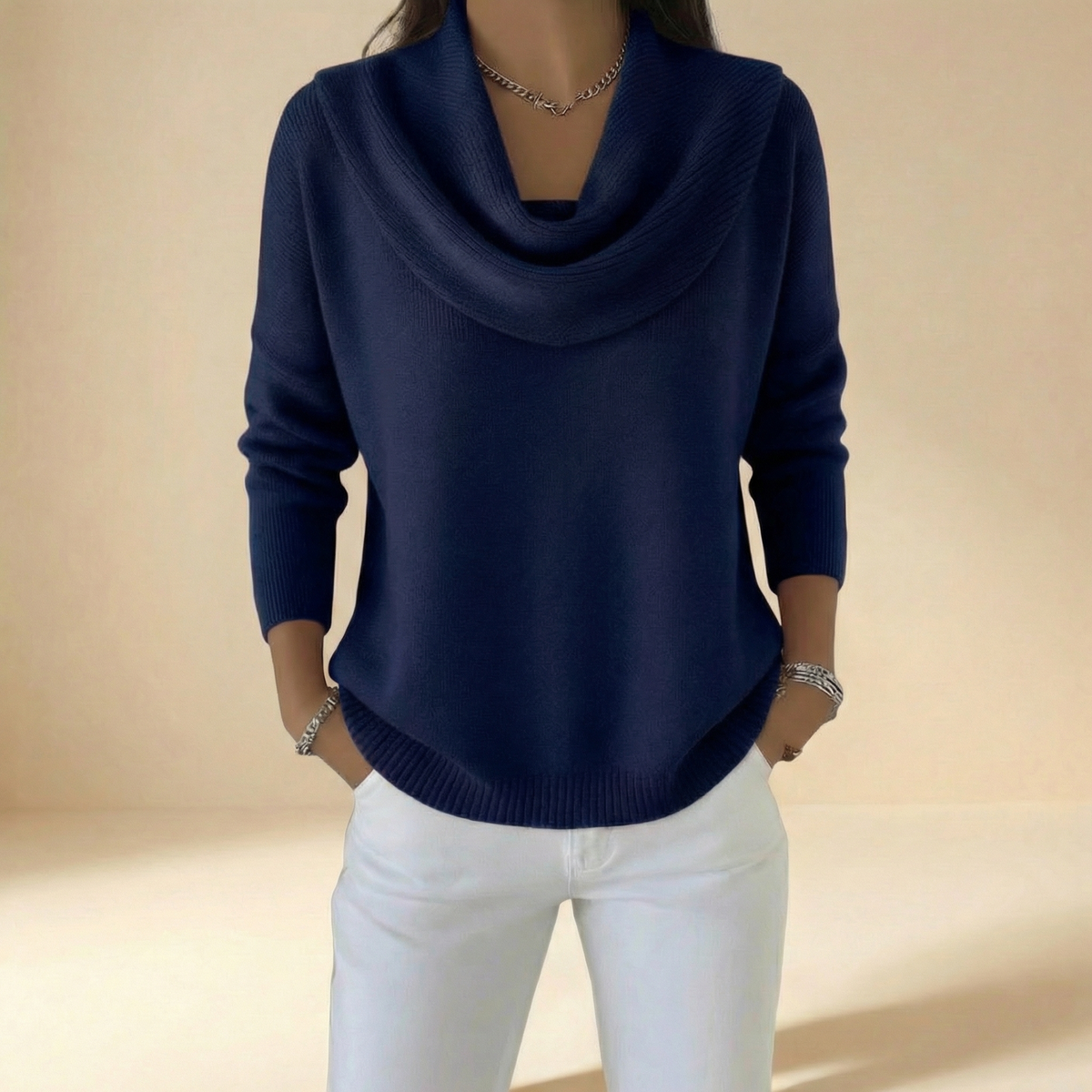 Roslyn | Maglione Elegante con Collo Morbido