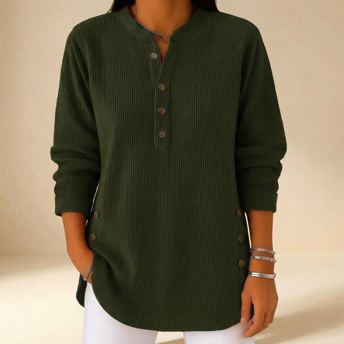 Laura | Maglia Morbida a Maniche Lunghe in Tricot