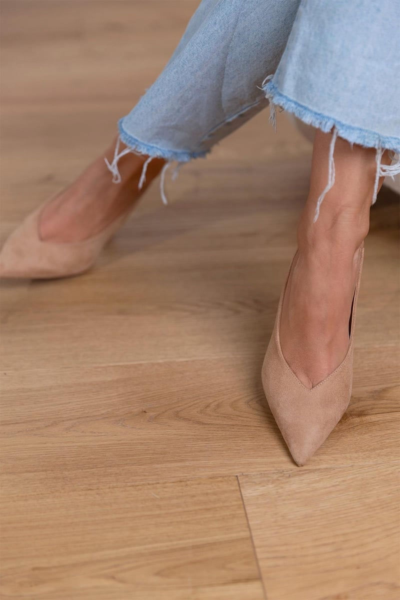 Marlena | Scarpe nude con tacco basso